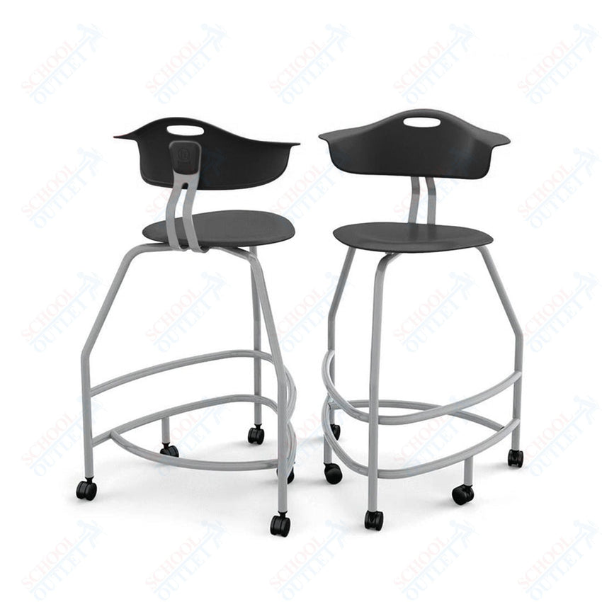Haskell Education 360 Platinum frame Chair with Back 30"H (TS4X0.30PL) - SchoolOutlet