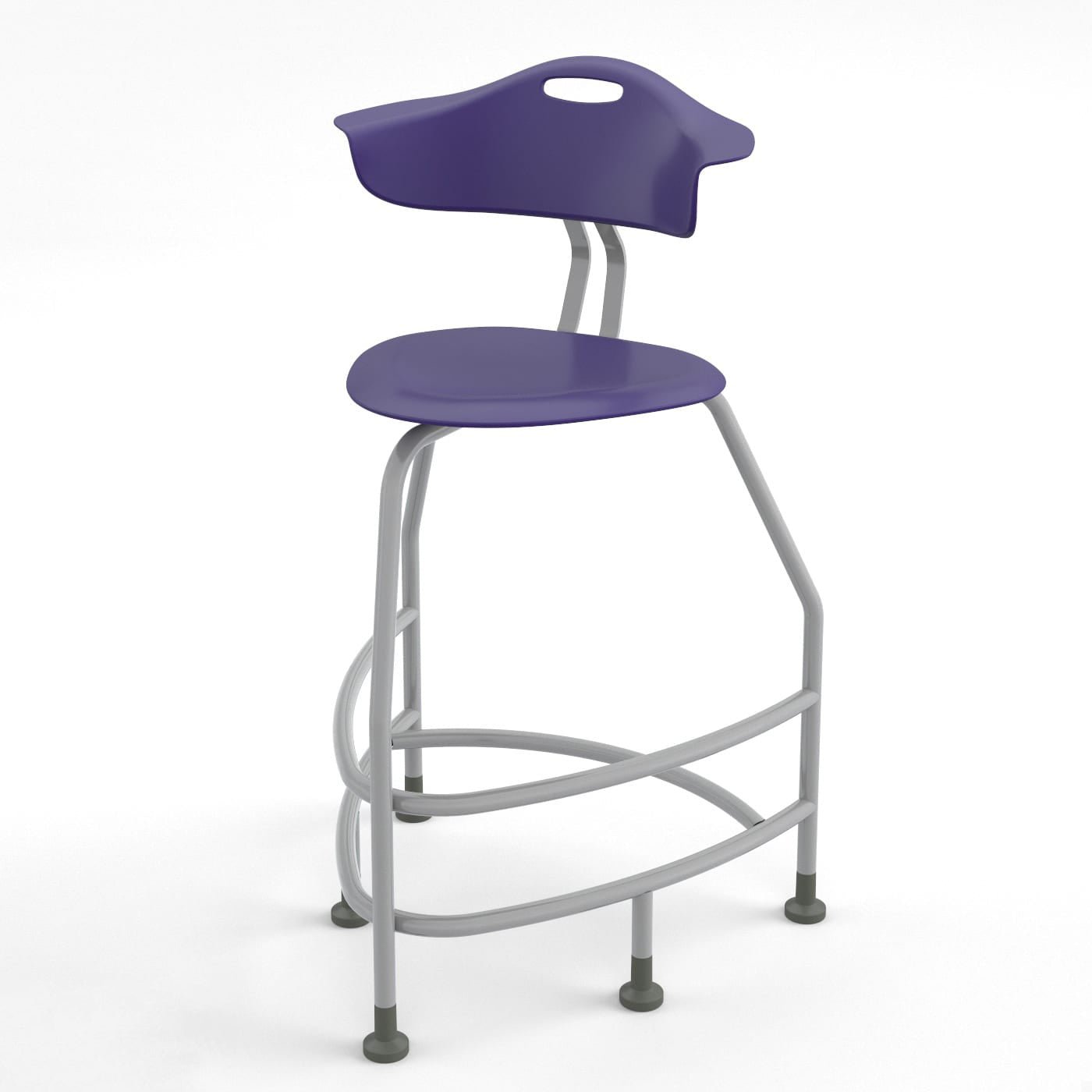 Haskell Education 360 Platinum frame Chair with Back 30"H (TS4X0.30PL) - SchoolOutlet