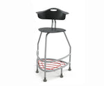 Haskell Education 360 Platinum frame Chair with Back & Bookbag Rack 30