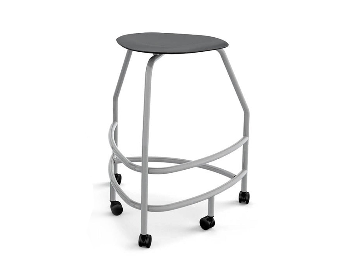 Haskell Education 360 Platinum frame Backless Chair 30"H without Back (TS5X0.30PL) - SchoolOutlet