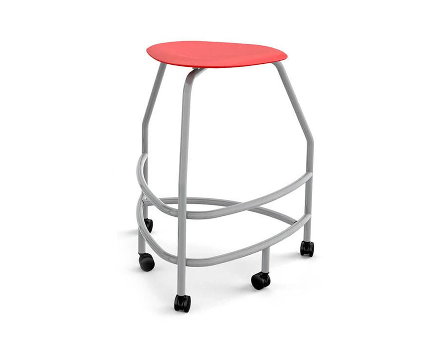 Haskell Education 360 Platinum frame Backless Chair 30"H without Back (TS5X0.30PL) - SchoolOutlet