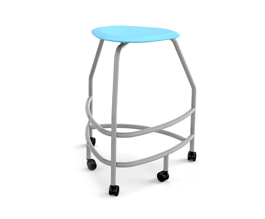 Haskell Education 360 Platinum frame Backless Chair 30"H without Back (TS5X0.30PL) - SchoolOutlet