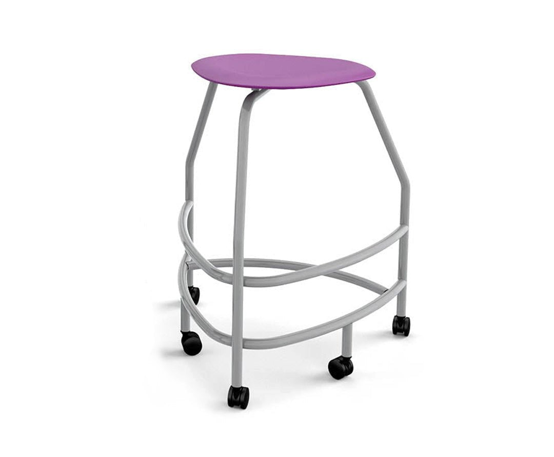 Haskell Education 360 Platinum frame Backless Chair 30"H without Back (TS5X0.30PL) - SchoolOutlet
