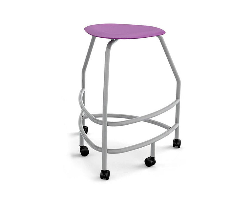 Haskell Education 360 Platinum frame Backless Chair 30"H without Back (TS5X0.30PL) - SchoolOutlet