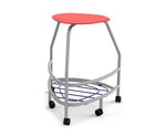 Haskell Education 360 Platinum frame Backless Chair with Bookbag Rack 30