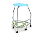 Haskell Education 360 Platinum frame Backless Chair with Bookbag Rack 30