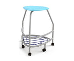 Haskell Education 360 Platinum frame Backless Chair with Bookbag Rack 30