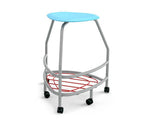 Haskell Education 360 Platinum frame Backless Chair with Bookbag Rack 30