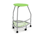 Haskell Education 360 Platinum frame Backless Chair with Bookbag Rack 30