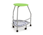 Haskell Education 360 Platinum frame Backless Chair with Bookbag Rack 30