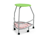 Haskell Education 360 Platinum frame Backless Chair with Bookbag Rack 30