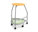 Haskell Education 360 Platinum frame Backless Chair with Bookbag Rack 30