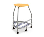 Haskell Education 360 Platinum frame Backless Chair with Bookbag Rack 30