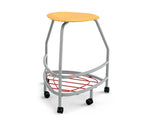 Haskell Education 360 Platinum frame Backless Chair with Bookbag Rack 30