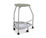 Haskell Education 360 Platinum frame Backless Chair with Bookbag Rack 30