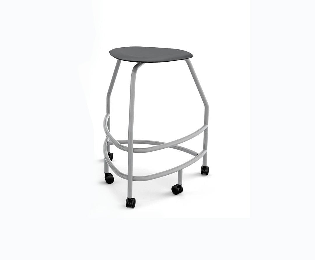 Haskell Education 360 Platinum frame Backless Chair 30"H without Back (TS5X0.30PL) - SchoolOutlet