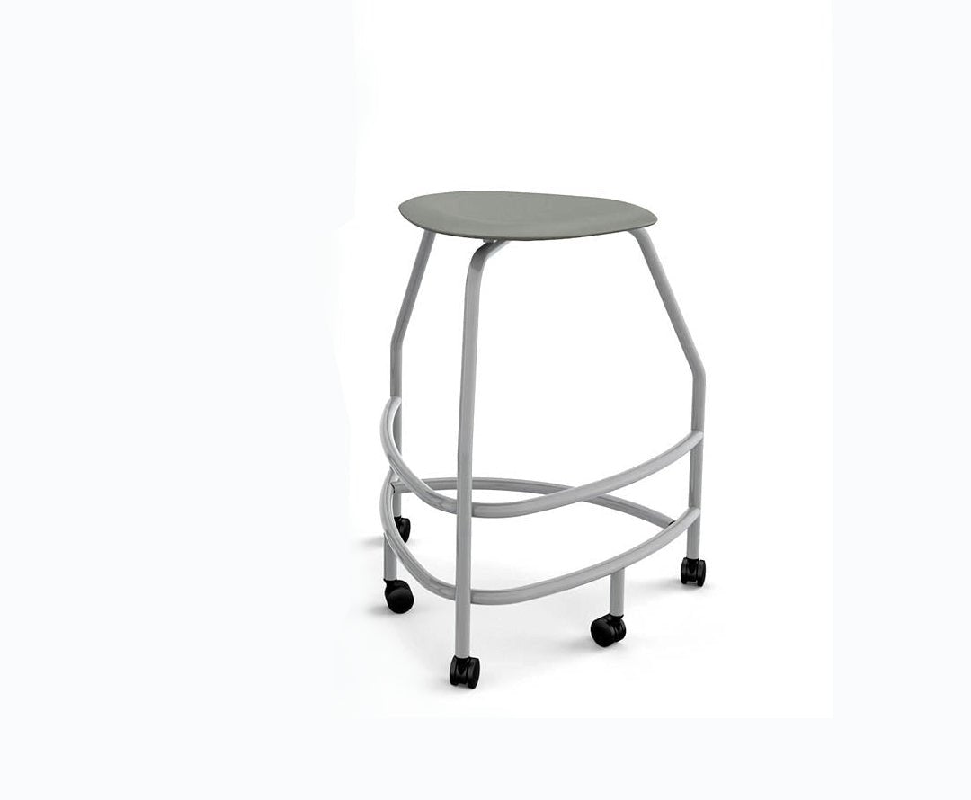 Haskell Education 360 Platinum frame Backless Chair 30"H without Back (TS5X0.30PL) - SchoolOutlet