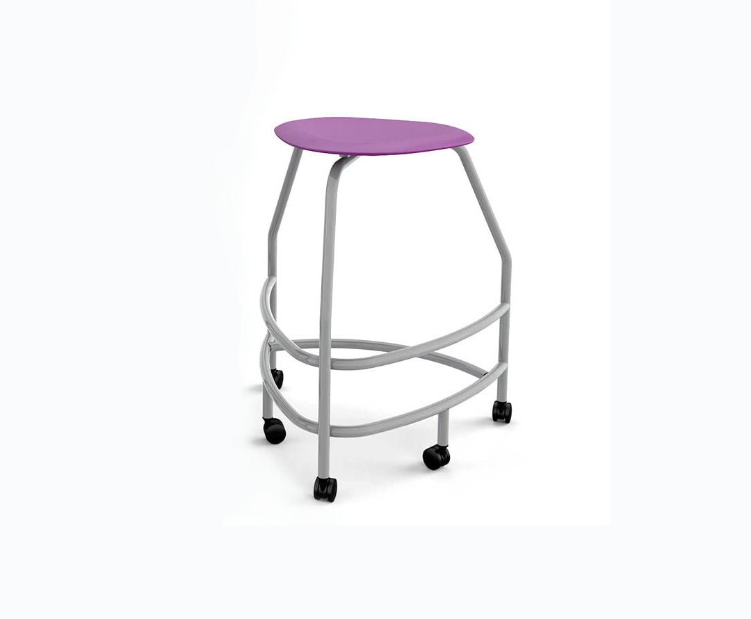 Haskell Education 360 Platinum frame Backless Chair 30"H without Back (TS5X0.30PL) - SchoolOutlet