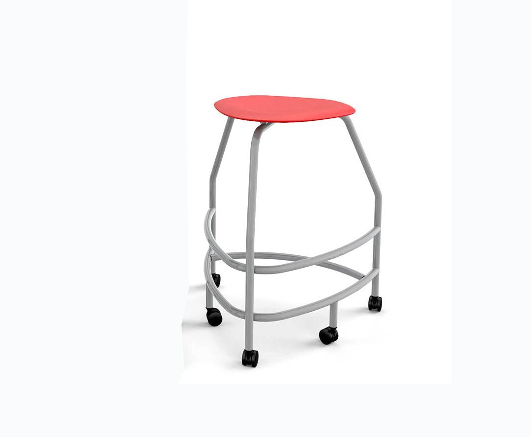 Haskell Education 360 Platinum frame Backless Chair 30"H without Back (TS5X0.30PL) - SchoolOutlet