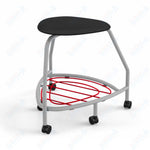 Haskell Education 360 Platinum frame Backless Chair with Bookbag Rack 30