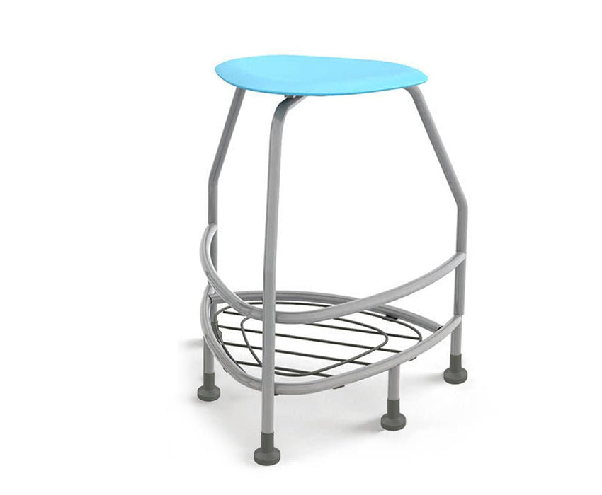 Haskell Education 360 Platinum frame Backless Chair with Bookbag Rack 30"H (TS5X1.30PL) - SchoolOutlet