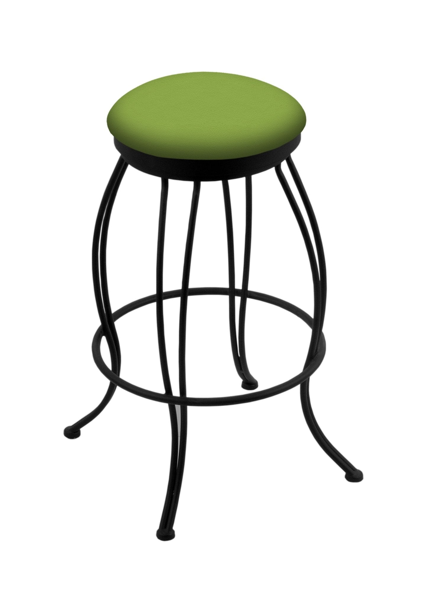 Holland Bar Stool Georgian 30" Swivel Bar Stool with Black Wrinkle Finish (HBS - 3000 - Upholstery) - SchoolOutlet