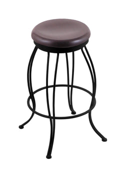 Holland Bar Stool Georgian 30" Swivel Bar Stool with Black Wrinkle Finish (HBS-3000-Wood)