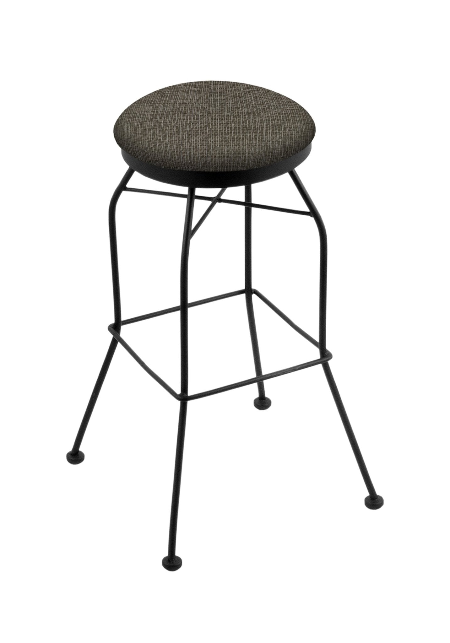 Holland Bar Stool 3020 30" Swivel Bar Stool with Black Wrinkle Finish (HBS - 3020 - Upholstery) - SchoolOutlet