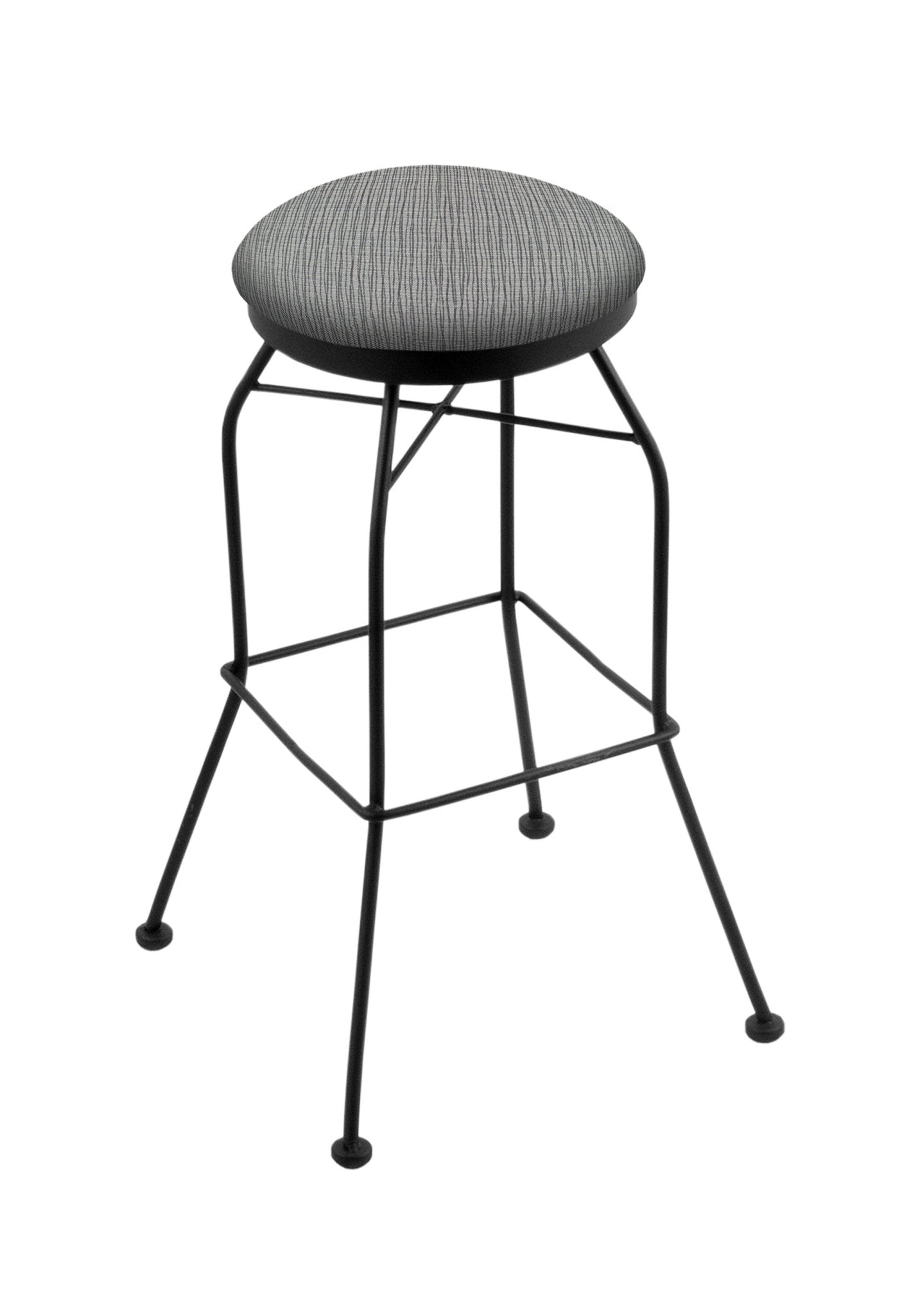 Holland Bar Stool 3020 30" Swivel Bar Stool with Black Wrinkle Finish (HBS - 3020 - Upholstery) - SchoolOutlet