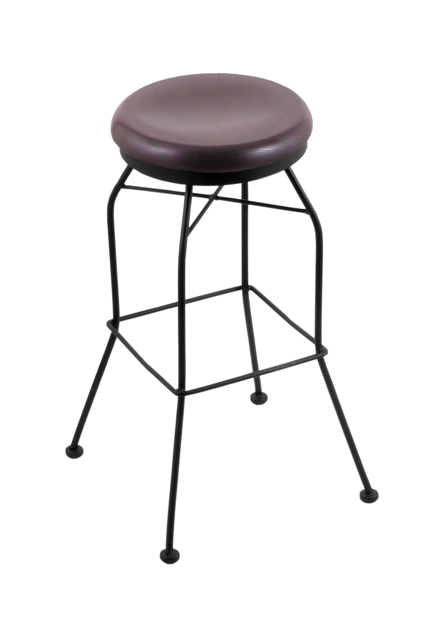 Holland Bar Stool 3020 30" Swivel Bar Stool with Black Wrinkle Finish (HBS - 3020 - Wood) - SchoolOutlet