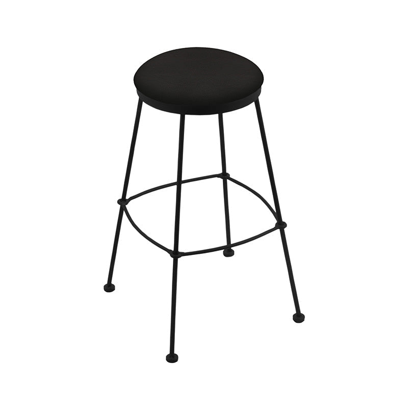 Holland Bar Stool 3030 25" Stationary Counter Stool with Black Wrinkle Finish (HBS - 3030 - Upholstery) - SchoolOutlet