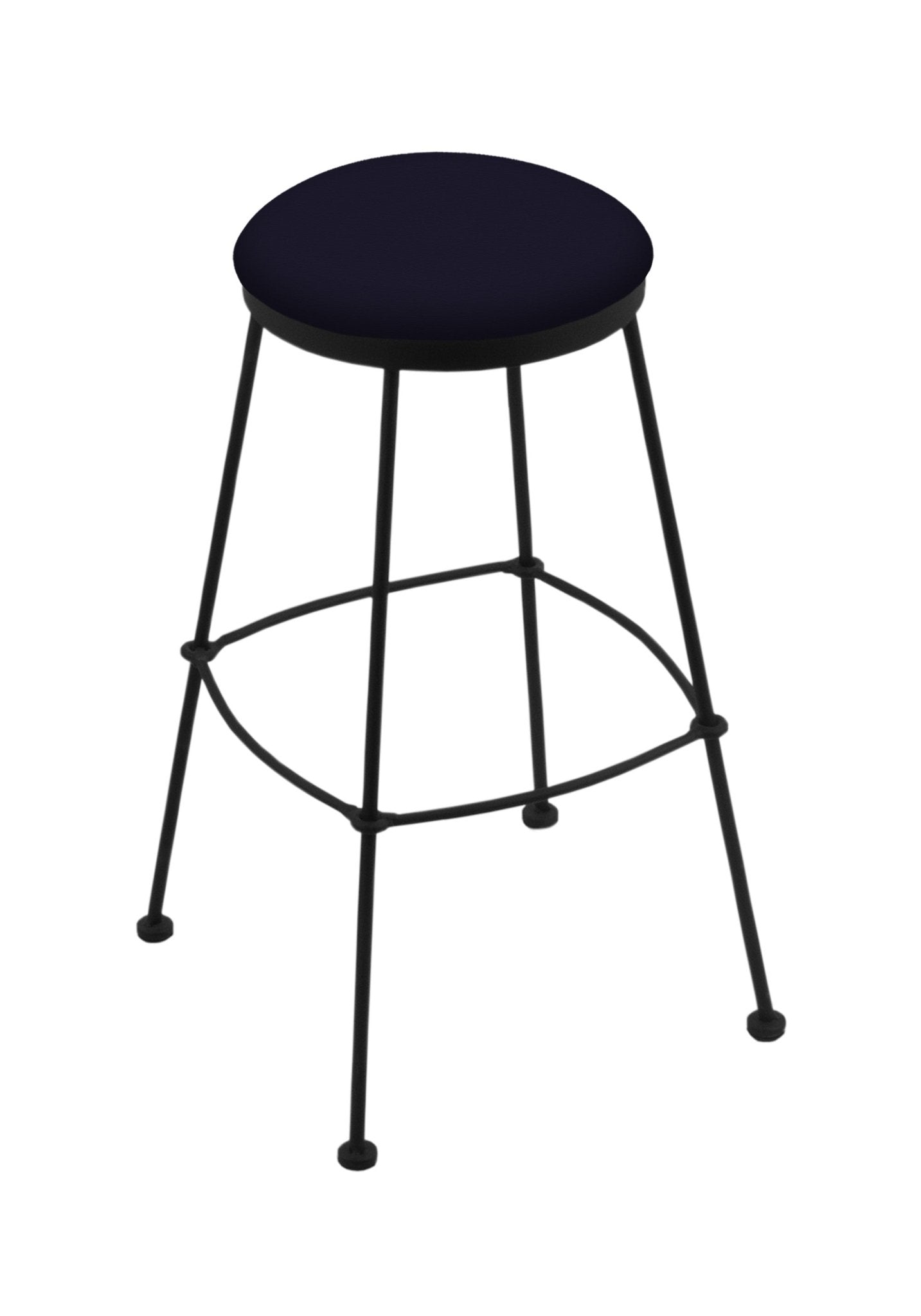 Holland Bar Stool 3030 25" Stationary Counter Stool with Black Wrinkle Finish (HBS - 3030 - Upholstery) - SchoolOutlet