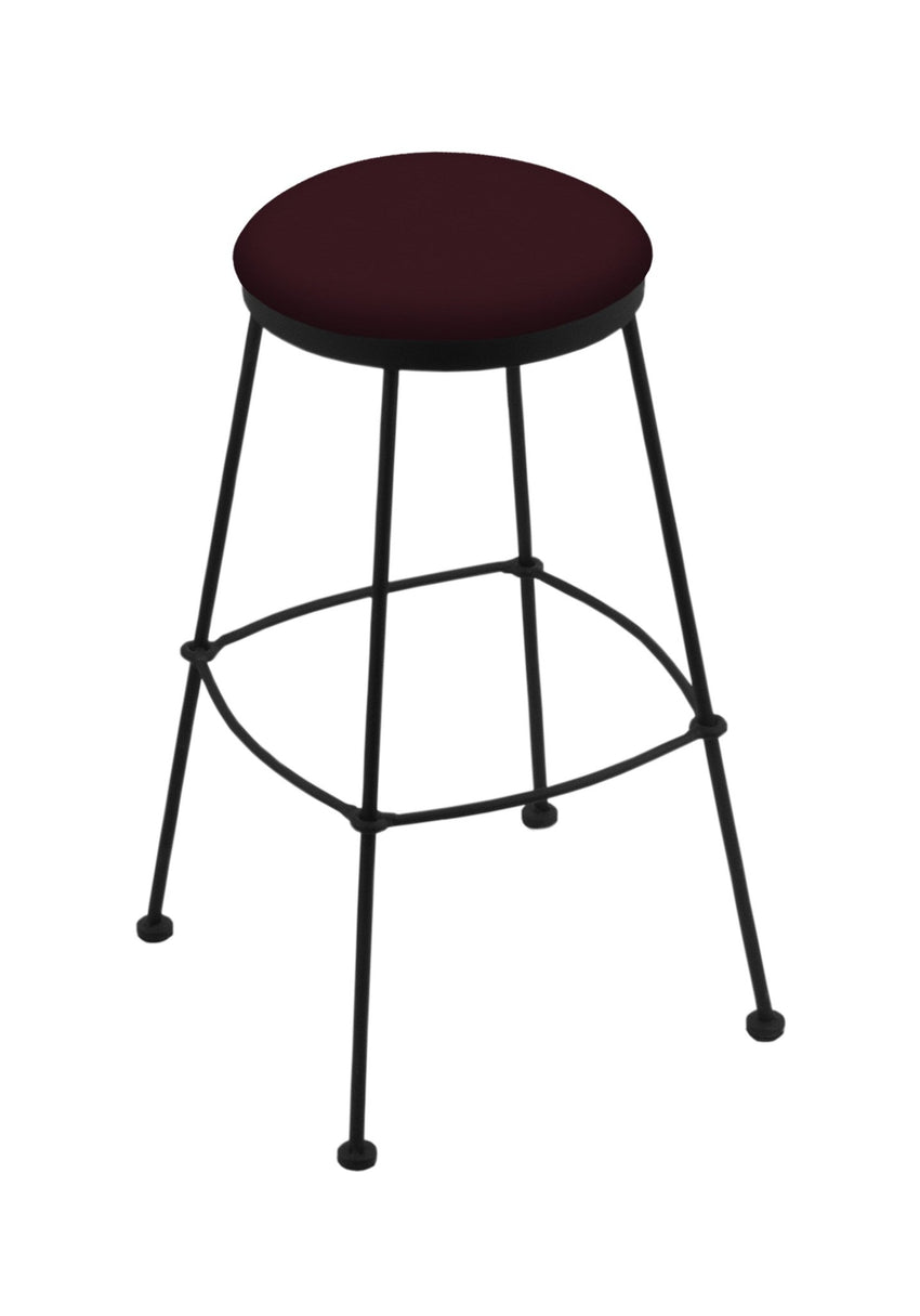 Holland Bar Stool 3030 25" Stationary Counter Stool with Black Wrinkle Finish (HBS - 3030 - Upholstery) - SchoolOutlet