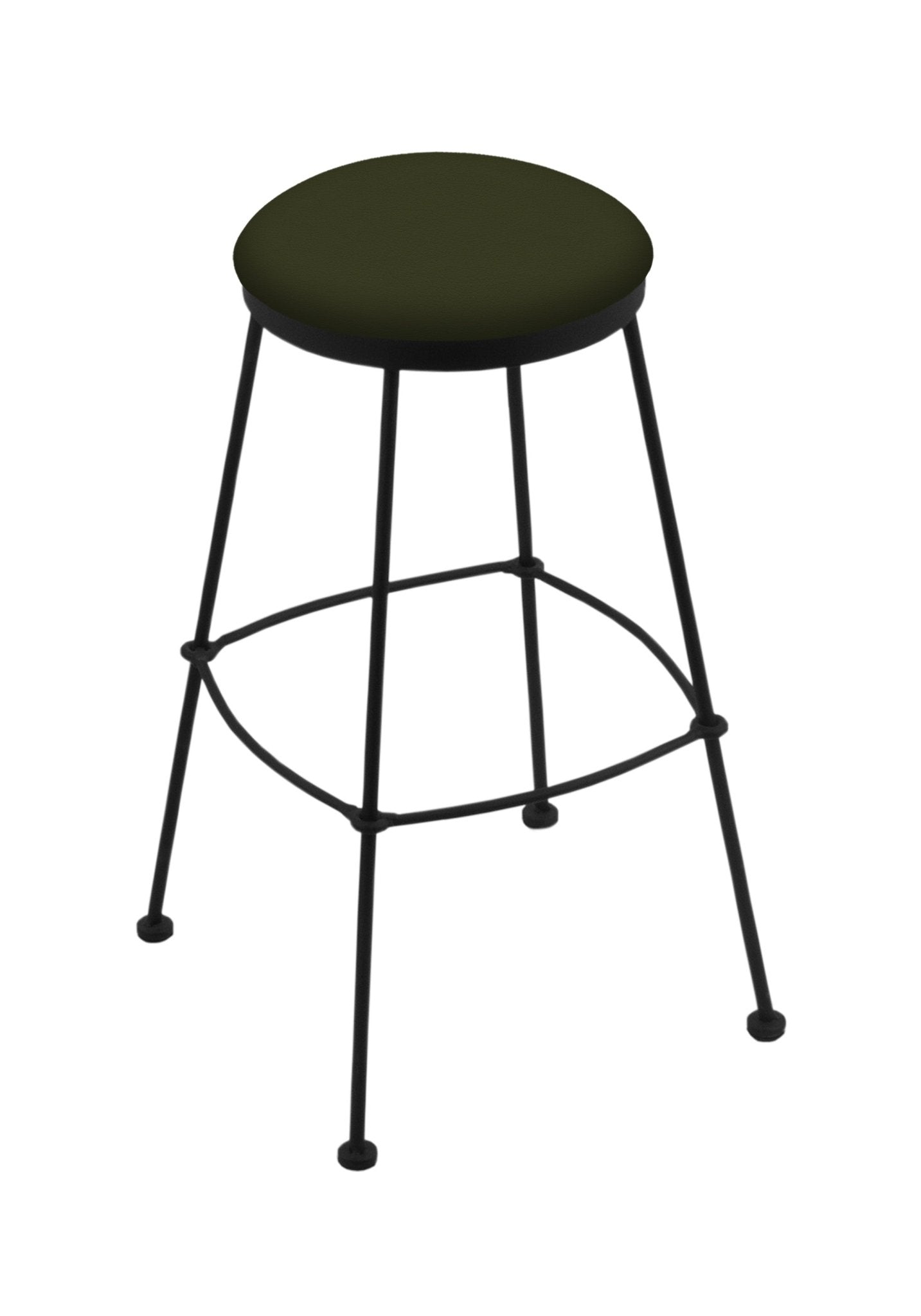 Holland Bar Stool 3030 25" Stationary Counter Stool with Black Wrinkle Finish (HBS - 3030 - Upholstery) - SchoolOutlet