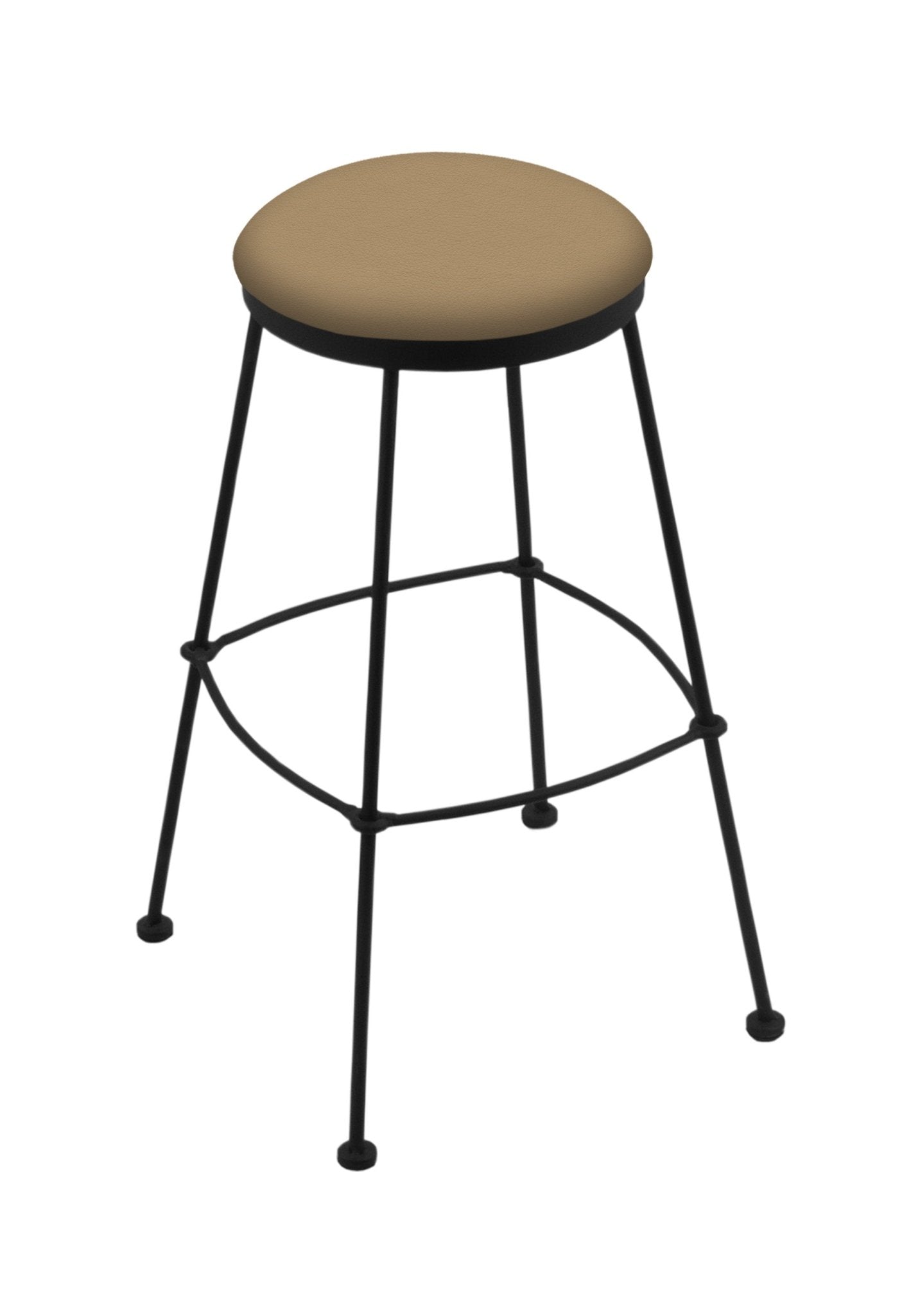 Holland Bar Stool 3030 25" Stationary Counter Stool with Black Wrinkle Finish (HBS - 3030 - Upholstery) - SchoolOutlet