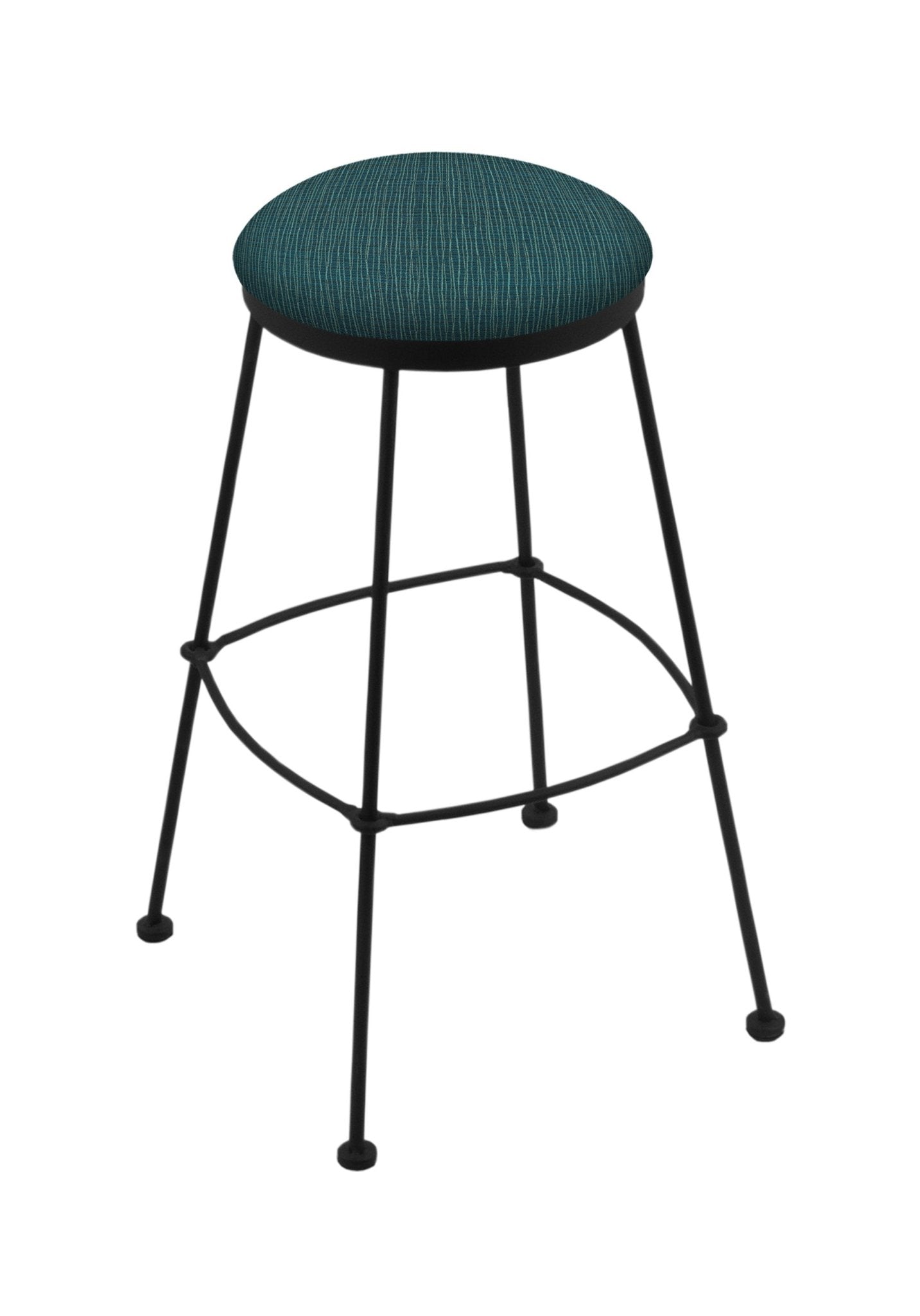 Holland Bar Stool 3030 25" Stationary Counter Stool with Black Wrinkle Finish (HBS - 3030 - Upholstery) - SchoolOutlet