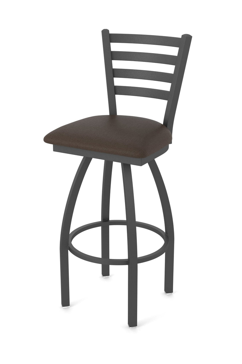Holland Bar Stool 410 Jackie Swivel Bar Stool 30" (HBS - 410 - BarStool - Upholstery) - SchoolOutlet