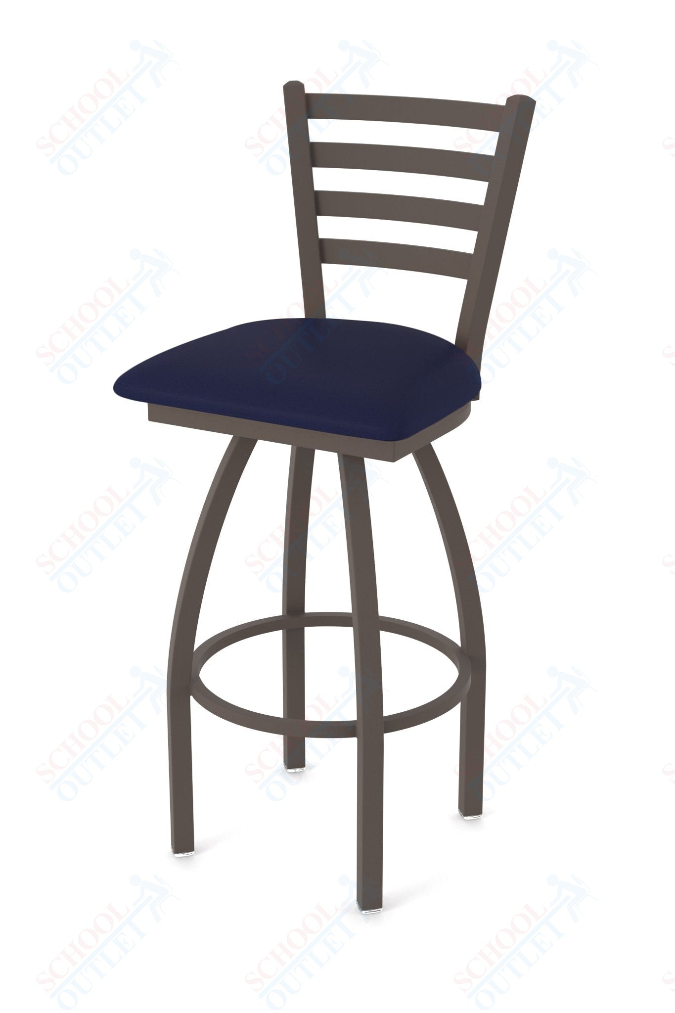Holland Bar Stool 410 Jackie Swivel Bar Stool 36" (HBS - 410 - BarStool - Upholstery) - SchoolOutlet