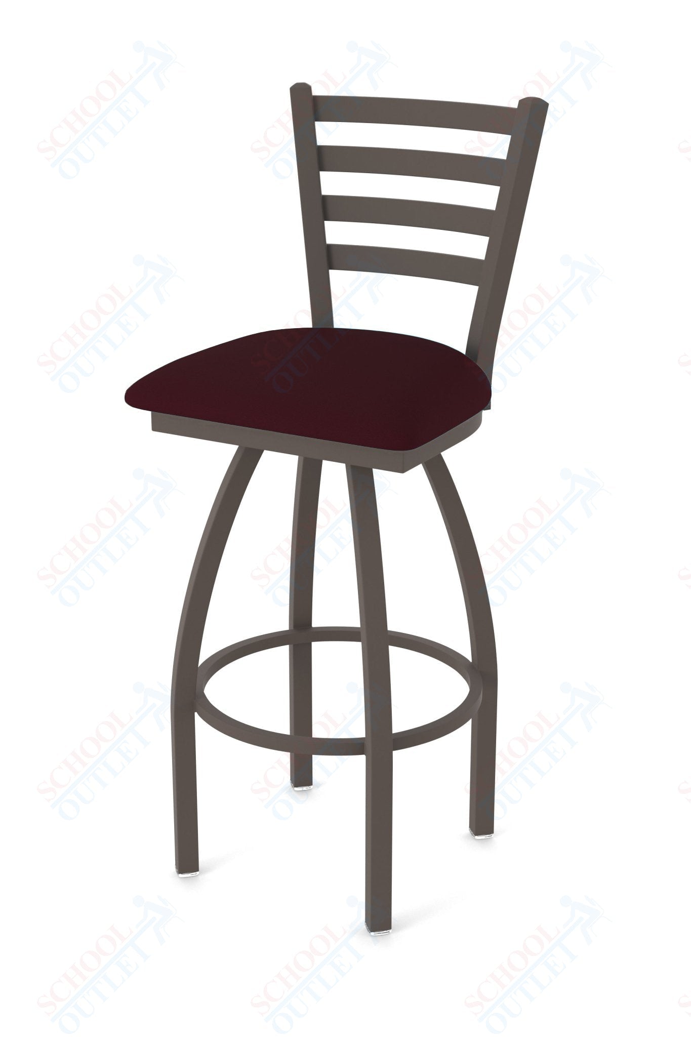 Holland Bar Stool 410 Jackie Swivel Bar Stool 36" (HBS - 410 - BarStool - Upholstery) - SchoolOutlet