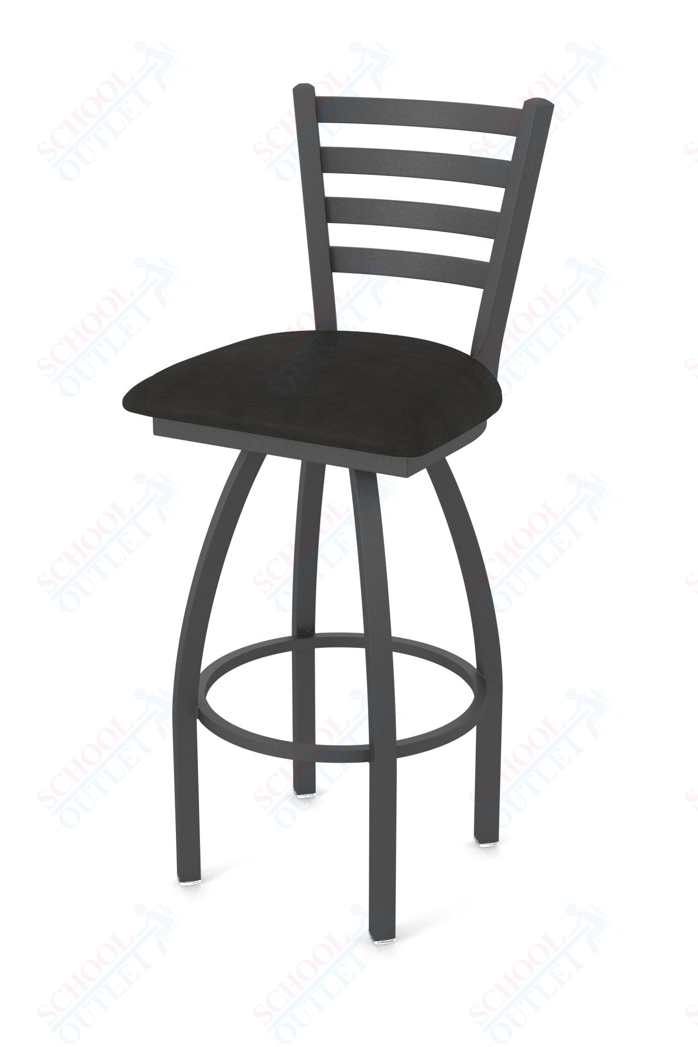 Holland Bar Stool 410 Jackie Swivel Bar Stool 36" (HBS - 410 - BarStool - Upholstery) - SchoolOutlet
