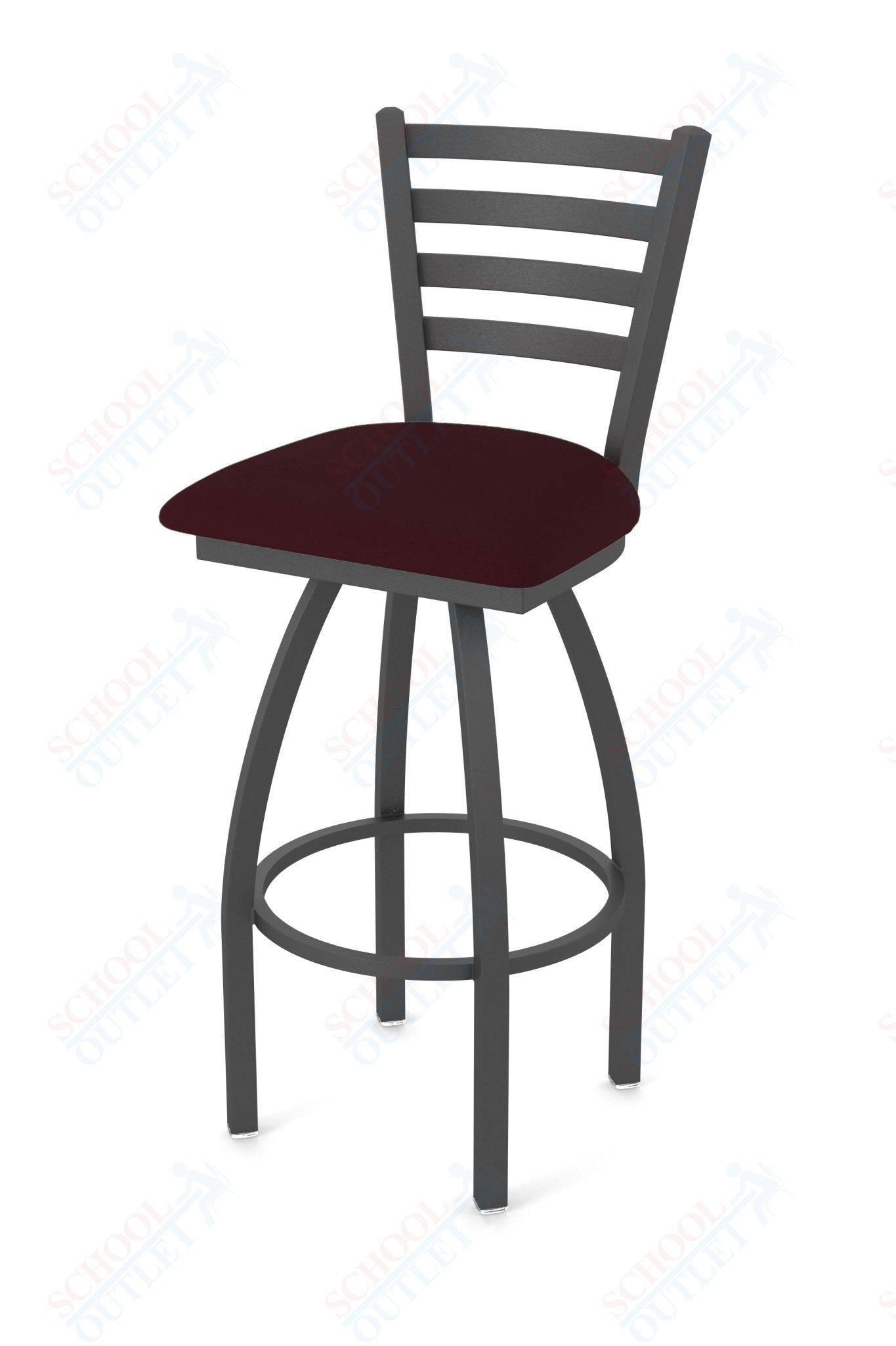 Holland Bar Stool 410 Jackie Swivel Bar Stool 36" (HBS - 410 - BarStool - Upholstery) - SchoolOutlet