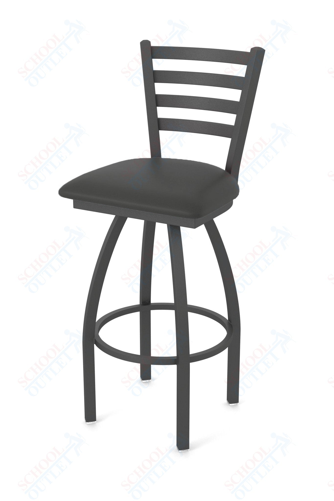Holland Bar Stool 410 Jackie Swivel Bar Stool 36" (HBS - 410 - BarStool - Upholstery) - SchoolOutlet