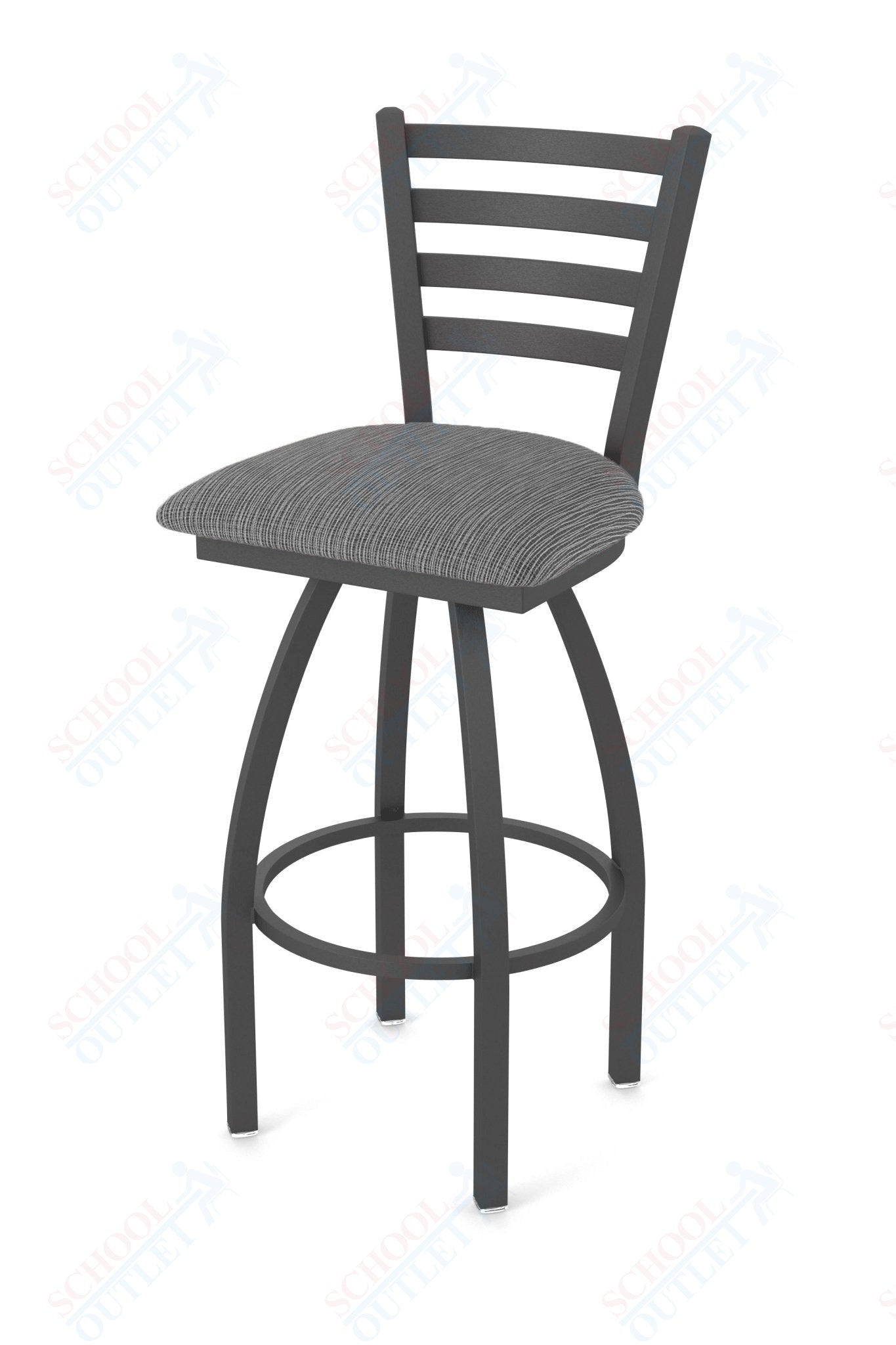 Holland Bar Stool 410 Jackie Swivel Bar Stool 36" (HBS - 410 - BarStool - Upholstery) - SchoolOutlet