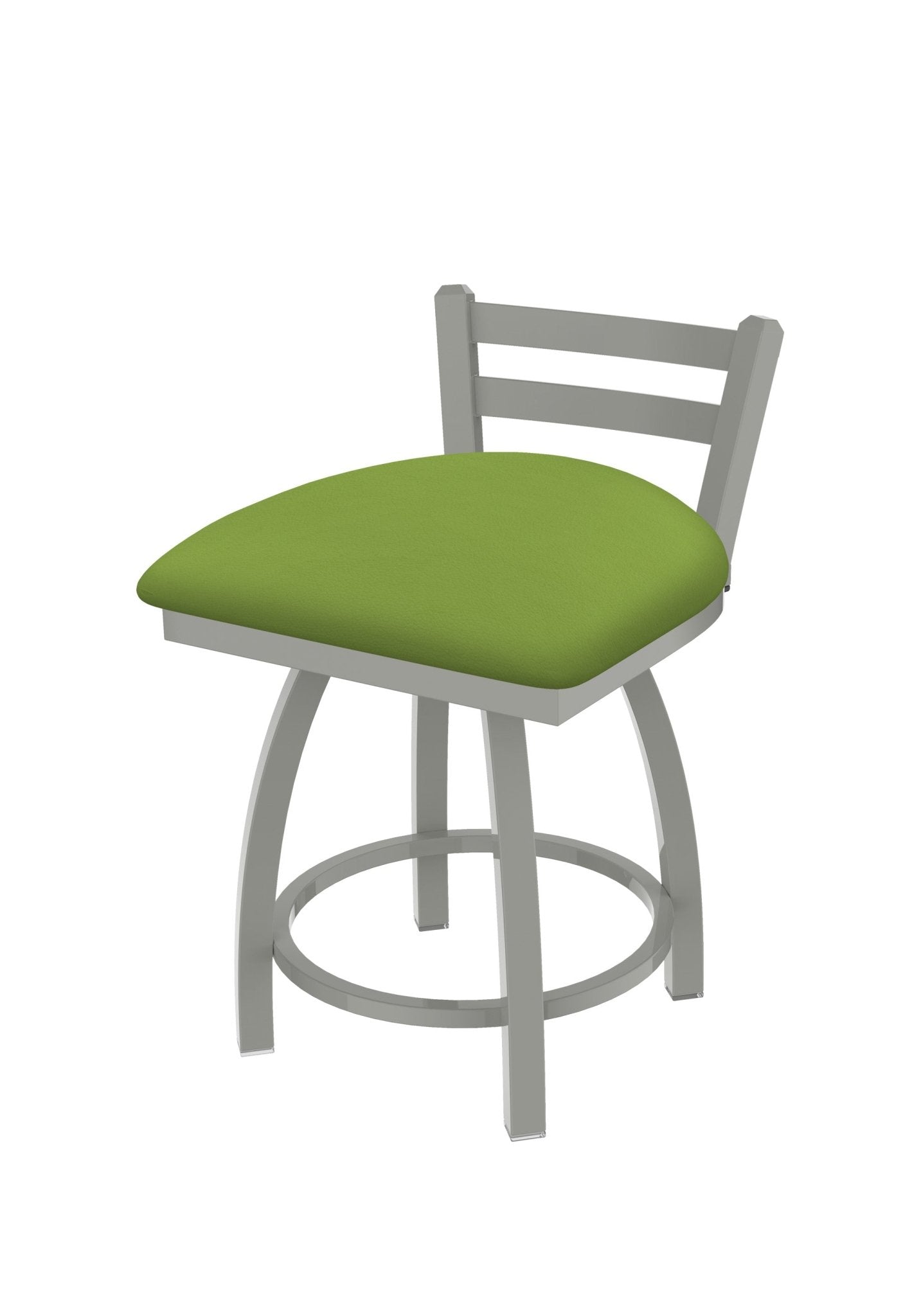 Holland Bar Stool 411 Jackie Low Back Swivel Vanity Stool 18" (HBS - 411 - VanityStool - Upholstery) - SchoolOutlet