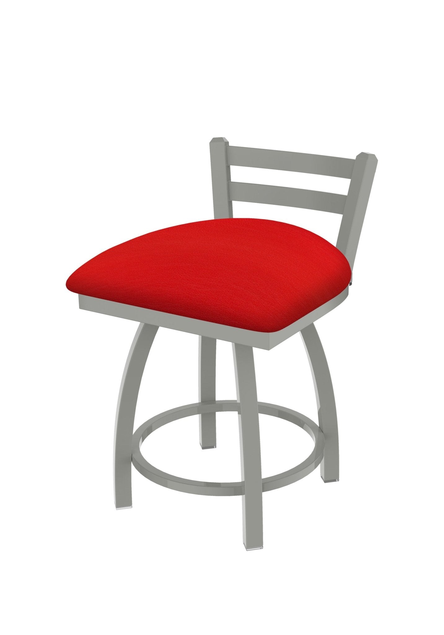 Holland Bar Stool 411 Jackie Low Back Swivel Vanity Stool 18" (HBS - 411 - VanityStool - Upholstery) - SchoolOutlet