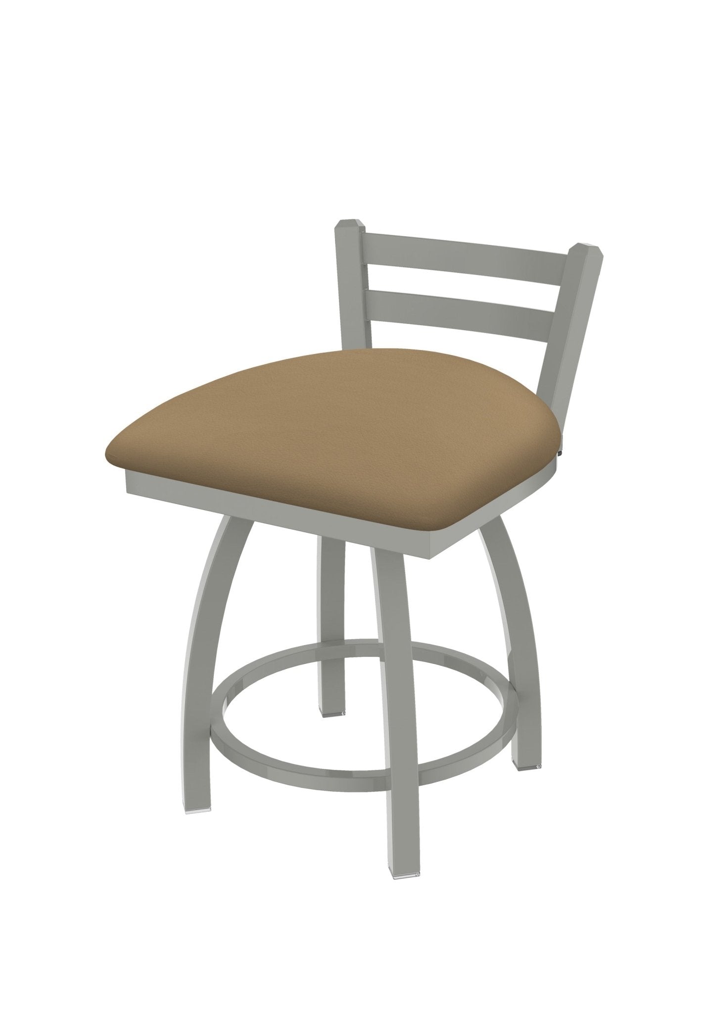 Holland Bar Stool 411 Jackie Low Back Swivel Vanity Stool 18" (HBS - 411 - VanityStool - Upholstery) - SchoolOutlet