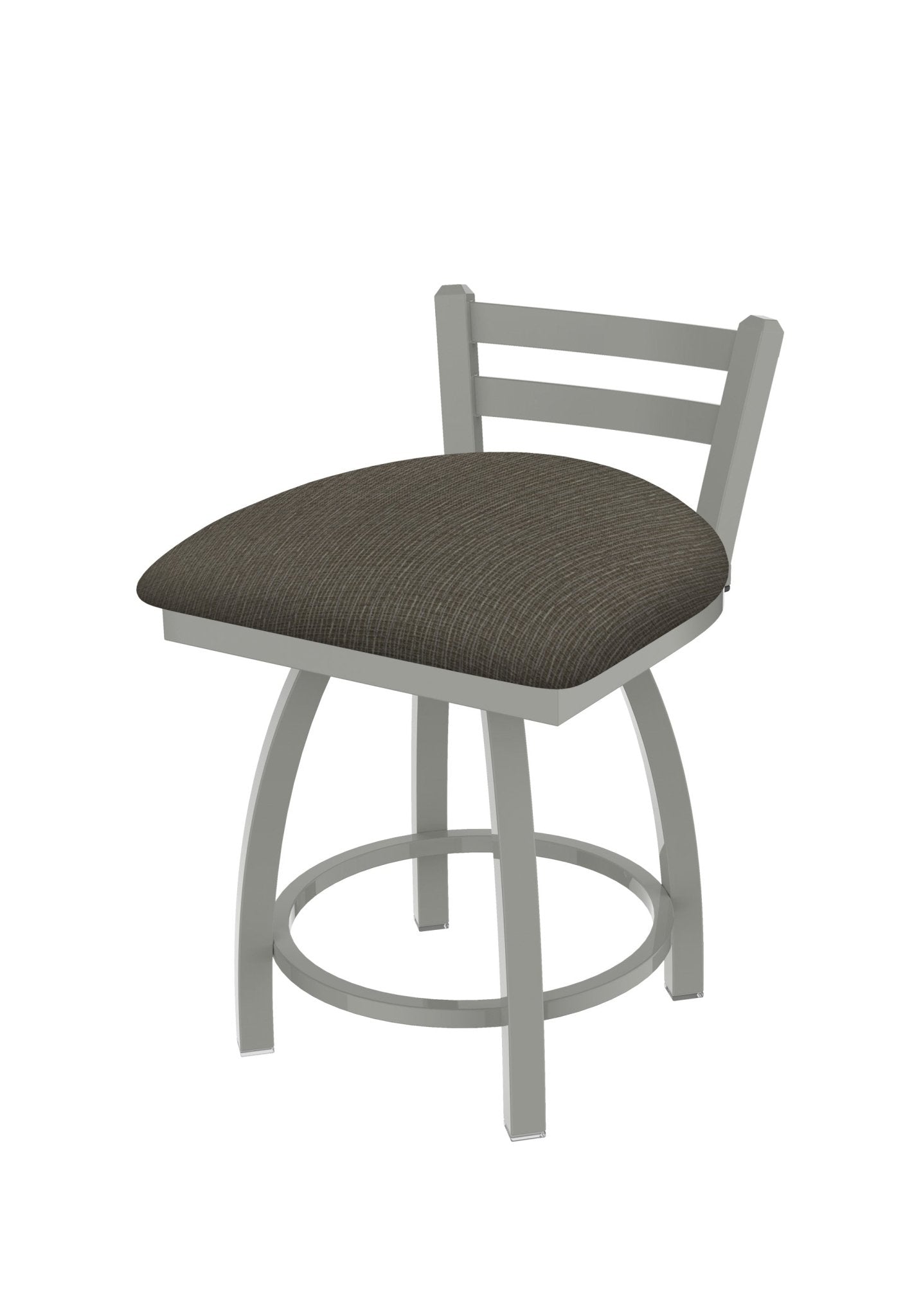 Holland Bar Stool 411 Jackie Low Back Swivel Vanity Stool 18" (HBS - 411 - VanityStool - Upholstery) - SchoolOutlet