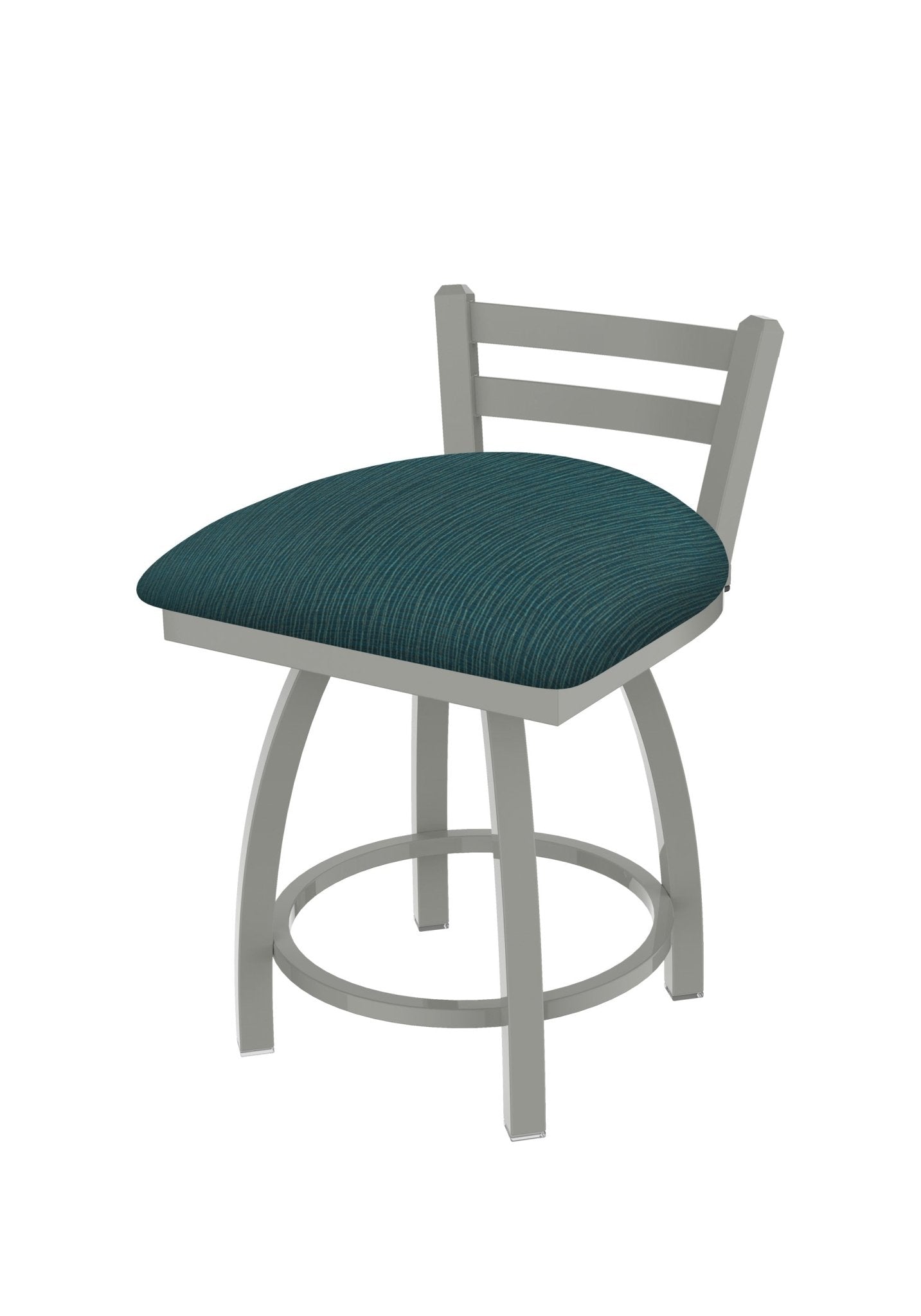 Holland Bar Stool 411 Jackie Low Back Swivel Vanity Stool 18" (HBS - 411 - VanityStool - Upholstery) - SchoolOutlet