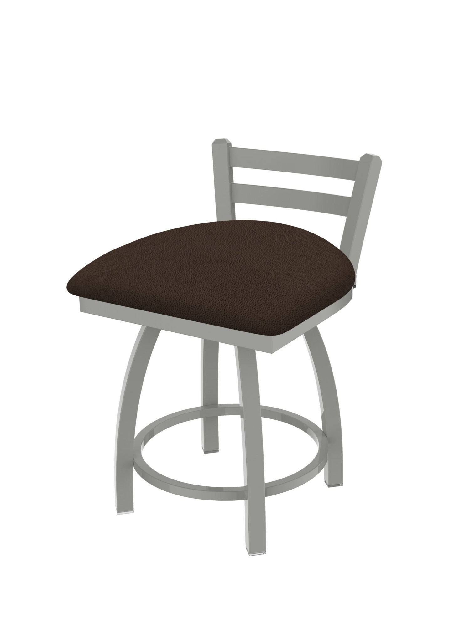 Holland Bar Stool 411 Jackie Low Back Swivel Vanity Stool 18" (HBS - 411 - VanityStool - Upholstery) - SchoolOutlet