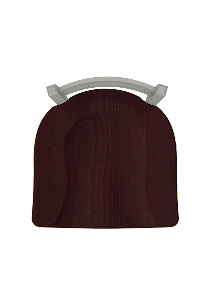 Holland Bar Stool 411 Jackie Low Back Swivel Vanity Stool 18" (HBS - 411 - VanityStool - Wood) - SchoolOutlet